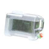 Maxbell Water Container Clear Jug Water Bucket for Emergency Backpacking Handwashing 12L