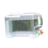 Maxbell Water Container Clear Jug Water Bucket for Emergency Backpacking Handwashing 12L