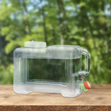Maxbell Water Container Clear Jug Water Bucket for Emergency Backpacking Handwashing 12L