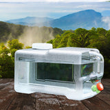 Maxbell Water Container Clear Jug Water Bucket for Emergency Backpacking Handwashing 22L