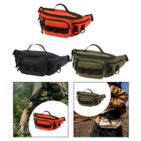 Maxbell Fishing Tackle Bag Carry Case Bag Oxford Adjustable Belt Fishing Bag Camping Black