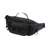 Maxbell Fishing Tackle Bag Carry Case Bag Oxford Adjustable Belt Fishing Bag Camping Black