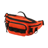 Maxbell Fishing Tackle Bag Carry Case Bag Oxford Adjustable Belt Fishing Bag Camping Orange