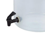 Maxbell Beverage Dispenser with Cover Clear with Spigot for Gathering Travel Kitchen 22L