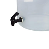 Maxbell Beverage Dispenser with Cover Clear with Spigot for Gathering Travel Kitchen 11L