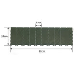 Maxbell Camping Furnace Windscreen Folding Windshield for Backpacking Cooking Hiking Dark Green