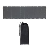 Maxbell Camping Furnace Windscreen Folding Windshield for Backpacking Cooking Hiking Black