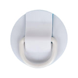Maxbell 4x D Rings Patch PVC Deck Accessories Cord Buckles for Boat Dinghy Surfboard white