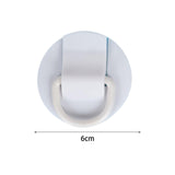 Maxbell 4x D Rings Patch PVC Deck Accessories Cord Buckles for Boat Dinghy Surfboard white