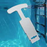 Maxbell Pool Plug Removal Tool Portable Stainless Steel Pool Cover Removal Tools
