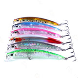 Maxbell Maxbell 6Pcs Fishing Baits Lifelike Compact Artificial Baits for Salmon Carp Crappie