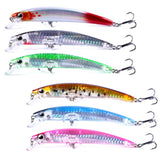 Maxbell Maxbell 6Pcs Fishing Baits Lifelike Compact Artificial Baits for Salmon Carp Crappie