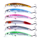 Maxbell Maxbell 6Pcs Fishing Baits Lifelike Compact Artificial Baits for Salmon Carp Crappie