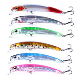 Maxbell Maxbell 6Pcs Fishing Baits Lifelike Compact Artificial Baits for Salmon Carp Crappie