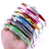 Maxbell Maxbell 6Pcs Fishing Baits Lifelike Compact Artificial Baits for Salmon Carp Crappie