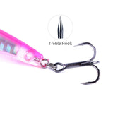 Maxbell Maxbell 6Pcs Fishing Baits Lifelike Compact Artificial Baits for Salmon Carp Crappie