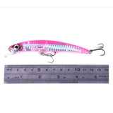 Maxbell Maxbell 6Pcs Fishing Baits Lifelike Compact Artificial Baits for Salmon Carp Crappie