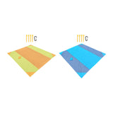 Maxbell Camping Blanket Waterproof Portable Picnic Mat for Sports Festival Courtyard Orange Yellow