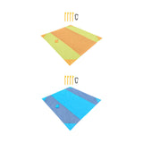 Maxbell Camping Blanket Waterproof Portable Picnic Mat for Sports Festival Courtyard Orange Yellow