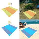 Maxbell Camping Blanket Waterproof Portable Picnic Mat for Sports Festival Courtyard Orange Yellow