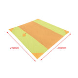 Maxbell Camping Blanket Waterproof Portable Picnic Mat for Sports Festival Courtyard Orange Yellow