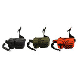 Maxbell Fishing Tackle Bag Rod Holder Fishing Gears Storage Bag for Trekking Camping Black