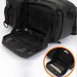 Maxbell Fishing Tackle Bag Rod Holder Fishing Gears Storage Bag for Trekking Camping Black