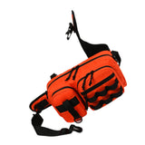 Maxbell Fishing Tackle Bag Rod Holder Fishing Gears Storage Bag for Trekking Camping Orange