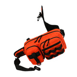 Maxbell Fishing Tackle Bag Rod Holder Fishing Gears Storage Bag for Trekking Camping Orange