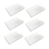 Maxbell 6Pcs Ice Cooling Blocks Travel Cool Box Freezer Packs for Family Home Fishing 14.5cmx9.5cmx2cm