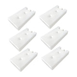 Maxbell 6Pcs Ice Cooling Blocks Travel Cool Box Freezer Packs for Family Home Fishing 16cmx9cmx3cm