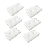 Maxbell 6Pcs Ice Cooling Blocks Travel Cool Box Freezer Packs for Family Home Fishing 16cmx9cmx3cm