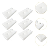 Maxbell 6Pcs Ice Cooling Blocks Travel Cool Box Freezer Packs for Family Home Fishing 16cmx9cmx3cm