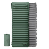 Maxbell Inflatable Bed Easy to Clean Inflatable Sleeping Pad for Tent Outdoor Travel Green and gray