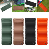 Maxbell Inflatable Bed Easy to Clean Inflatable Sleeping Pad for Tent Outdoor Travel Green and gray
