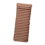 Maxbell Inflatable Bed Easy to Clean Inflatable Sleeping Pad for Tent Outdoor Travel Brown and gray