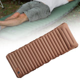 Maxbell Inflatable Bed Easy to Clean Inflatable Sleeping Pad for Tent Outdoor Travel Brown and gray