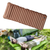 Maxbell Inflatable Bed Easy to Clean Inflatable Sleeping Pad for Tent Outdoor Travel Brown and gray