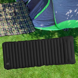 Maxbell Inflatable Bed Easy to Clean Inflatable Sleeping Pad for Tent Outdoor Travel Black and gray