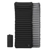 Maxbell Inflatable Bed Easy to Clean Inflatable Sleeping Pad for Tent Outdoor Travel Black and gray