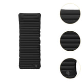 Maxbell Inflatable Bed Easy to Clean Inflatable Sleeping Pad for Tent Outdoor Travel Black and gray