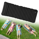 Maxbell Inflatable Bed Easy to Clean Inflatable Sleeping Pad for Tent Outdoor Travel Black and gray