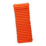 Maxbell Inflatable Bed Easy to Clean Inflatable Sleeping Pad for Tent Outdoor Travel Orange and gray