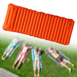 Maxbell Inflatable Bed Easy to Clean Inflatable Sleeping Pad for Tent Outdoor Travel Orange and gray