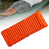 Maxbell Inflatable Bed Easy to Clean Inflatable Sleeping Pad for Tent Outdoor Travel Orange and gray