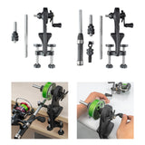 Maxbell Fishing Reel Winder Easy to Use Multifunction Small for Fishing Devices Set A