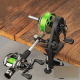 Maxbell Fishing Reel Winder Easy to Use Multifunction Small for Fishing Devices Set A
