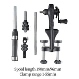 Maxbell Fishing Reel Winder Easy to Use Multifunction Small for Fishing Devices Set B
