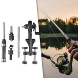 Maxbell Fishing Reel Winder Easy to Use Multifunction Small for Fishing Devices Set B