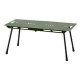 Maxbell Folding Table Ultralight Desk Compact Camping Table for Yard Barbecue Hiking Green